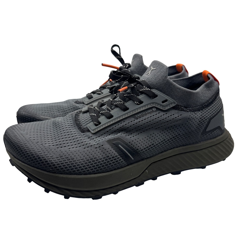 Flux Adapt All-Terrain Trail Running Shoes Gray Orange Men's 10 Women's 11.5